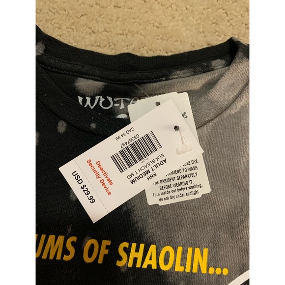 NWT Spencer's Wu Tang Tie Dye Tee - Picture 4 of 5